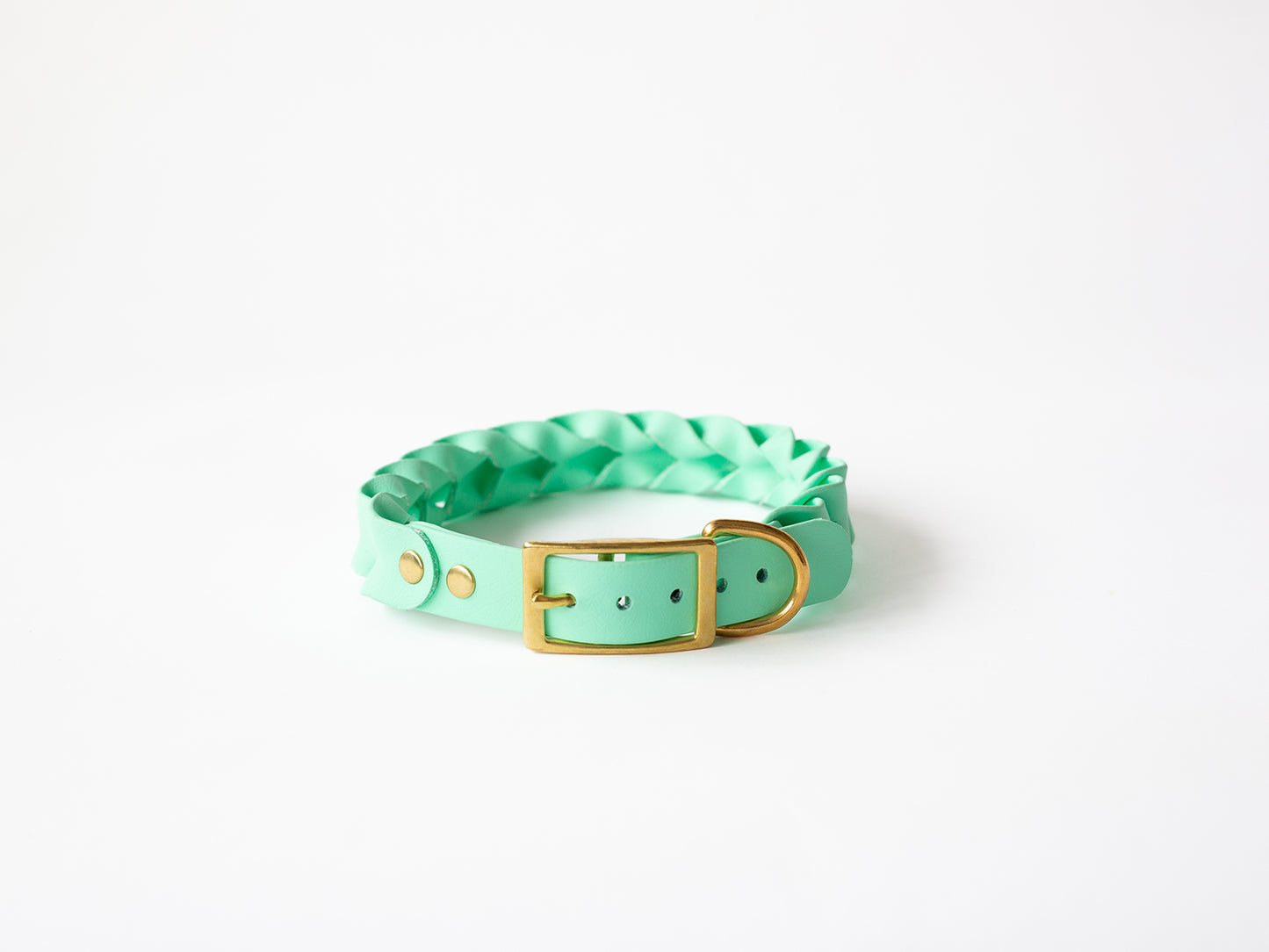 Emerald Biothane Dog Collar
