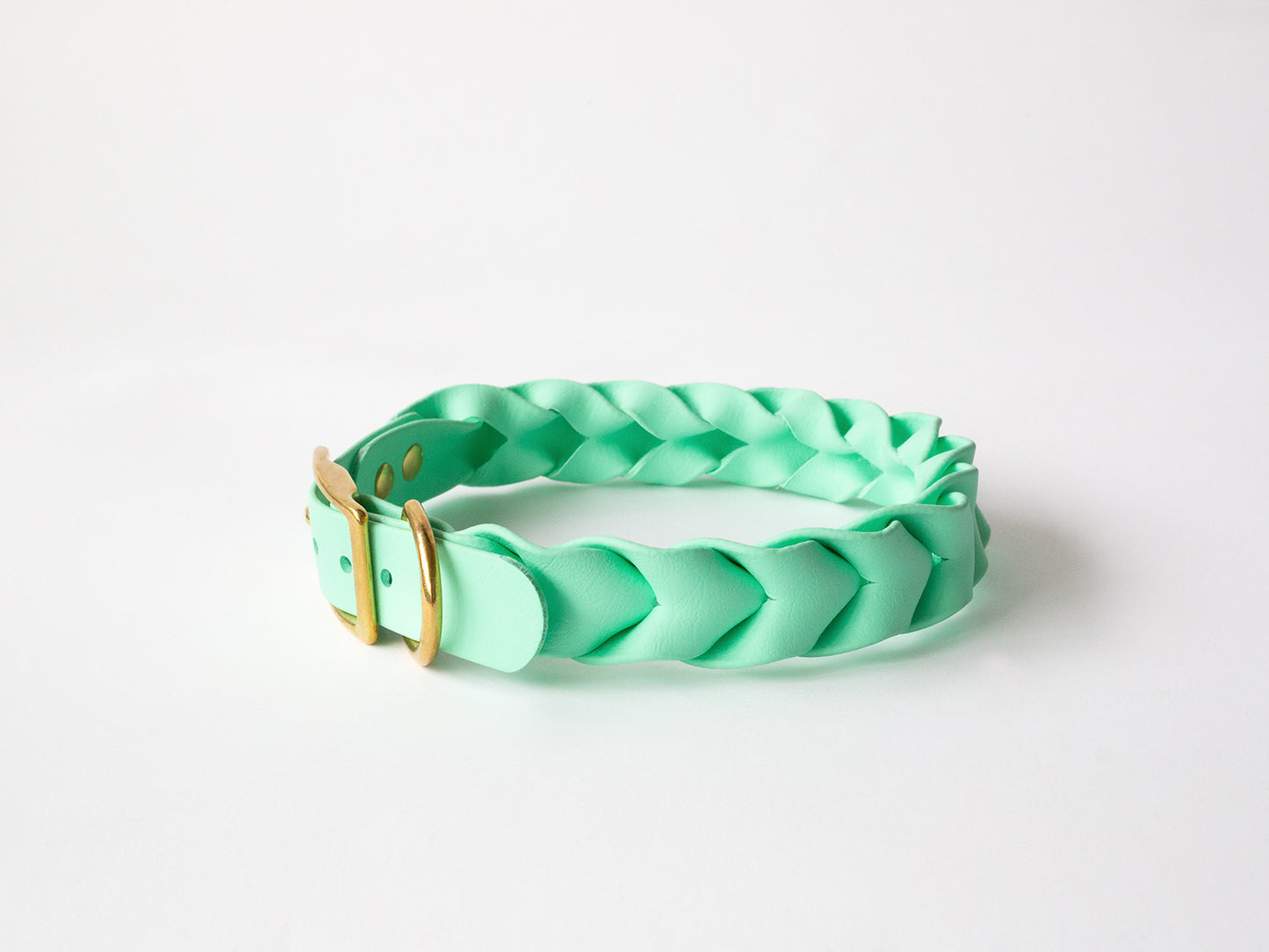 Emerald Biothane Dog Collar