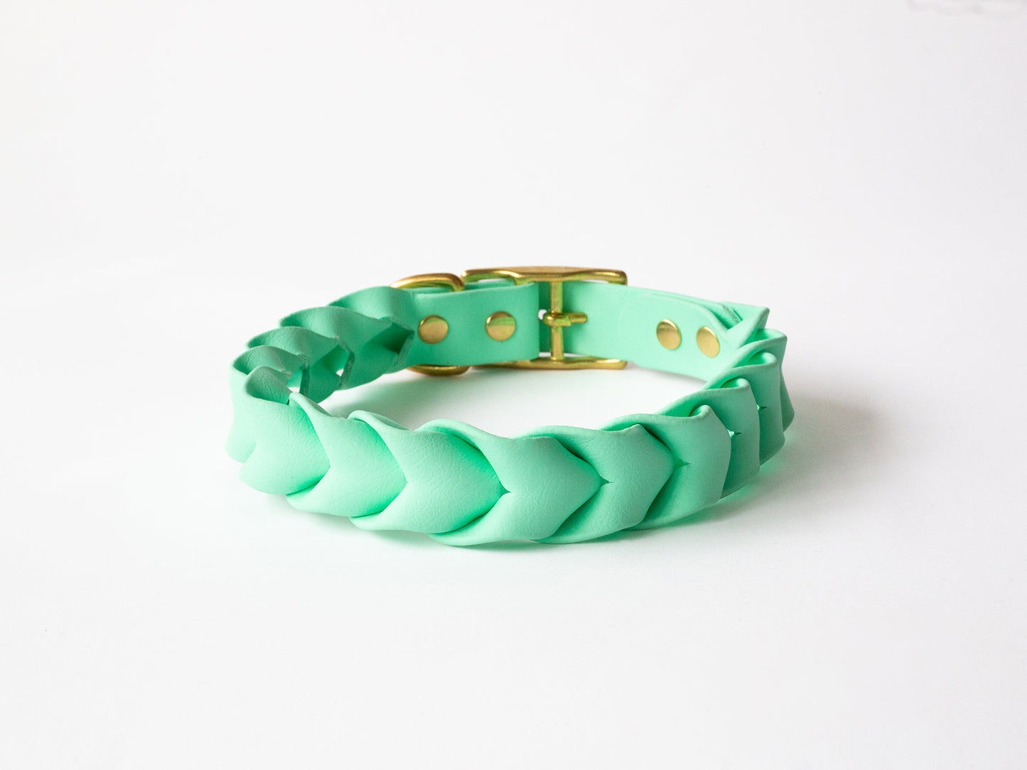 Emerald Biothane Dog Collar
