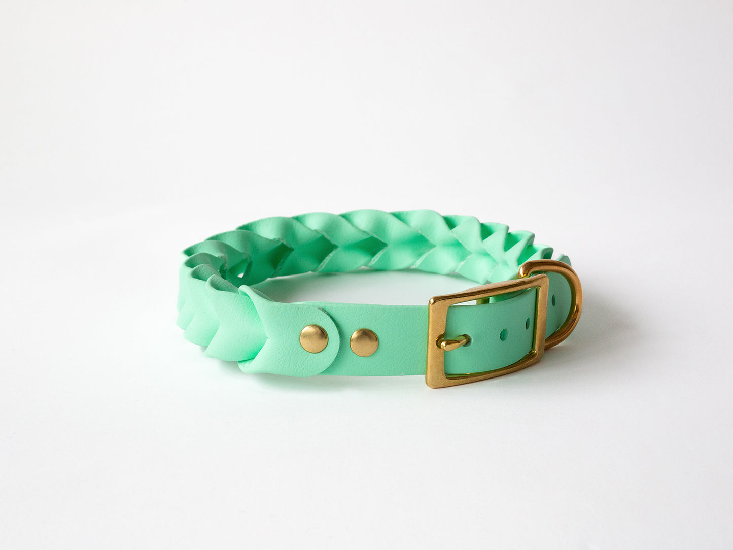 Emerald Biothane Dog Collar