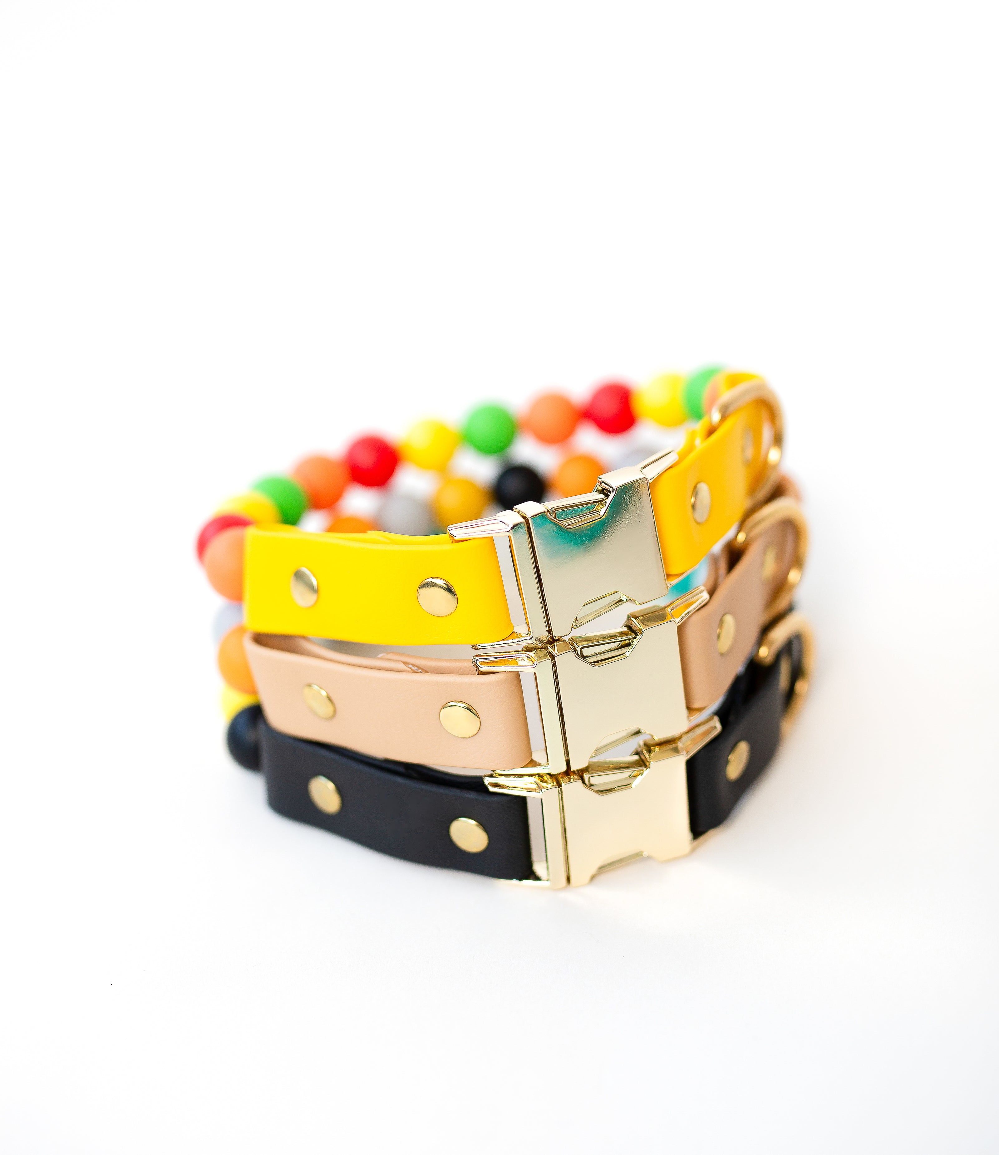 Bead necklaces dog collars