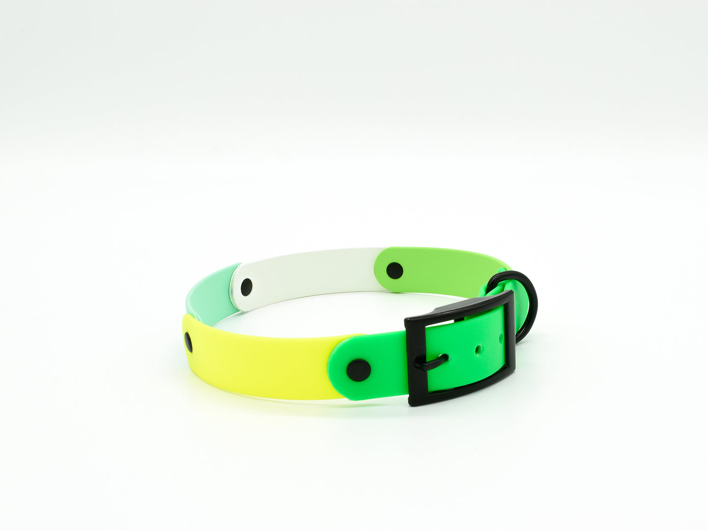 Mint Mix Biothane Dog Collar