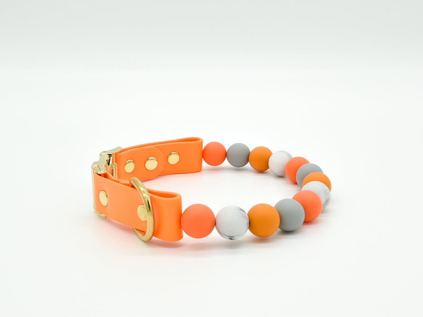 Silicone Beads Dog Collar